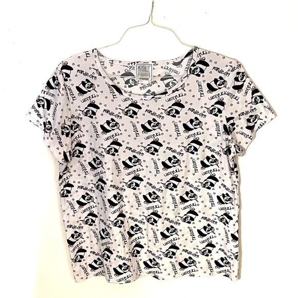 MENTALLY EXHAUSTED (can’t even) very soft and stretchy Pandicorn t-shirt… - Picture 2 of 9